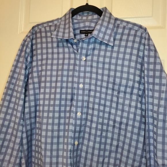 Robert Talbott Cotton Plaid button Down Shirt Neck 16 - Picture 2 of 7
